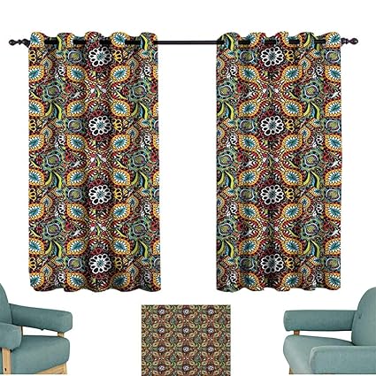 Amazon Com Paradisedecor Traditional Grommet Blackout Curtains