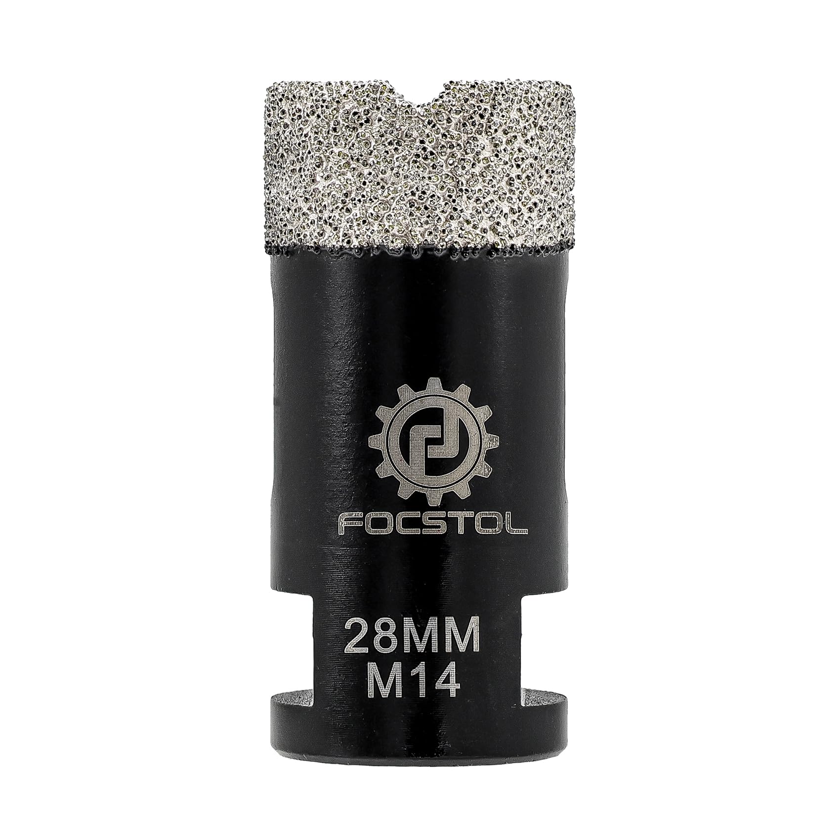FOCSTOL Diamond Core Drill Bit - 28mm Diamond Hole Saw for Porcelain Ceramic Tile Marble Granite Quartz M14 Thread — image 1