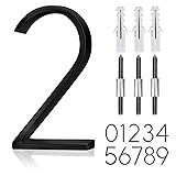 5" Stainless Steel Floating House Number, Metal