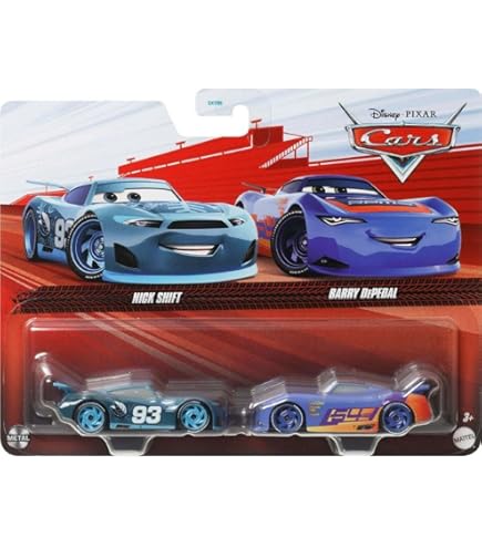 Amazon.com: Cars Disney Pixar Pack 2 Metal Cars 1:55 - Eric