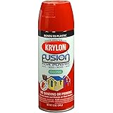 Krylon K02328007 Fusion for Plastic Aerosol Spray Paint, 12-Ounce, Red Pepper, 12 oz