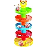 5 Layer Ball Drop and Roll Swirling Tower for Baby and Toddler Development Educational Toys | Stack, Drop and Go Ball Ramp To