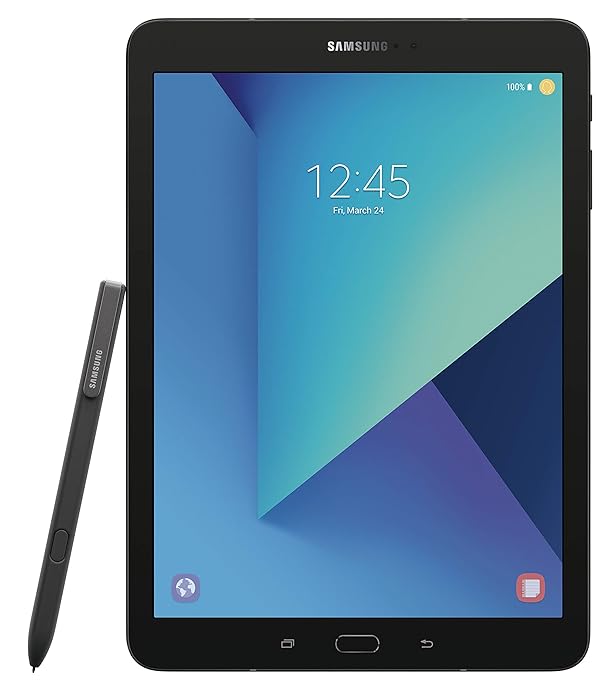 Samsung 三星 Tab S3 T820平板电脑 9.7英寸 WIFI版(四核/AMOLED屏/4G/32G/6000mAh/6mm厚/S-Pen/指纹识别)黑色 6.2折$369.99史低 海淘转运到手约￥2603 国内￥4099
