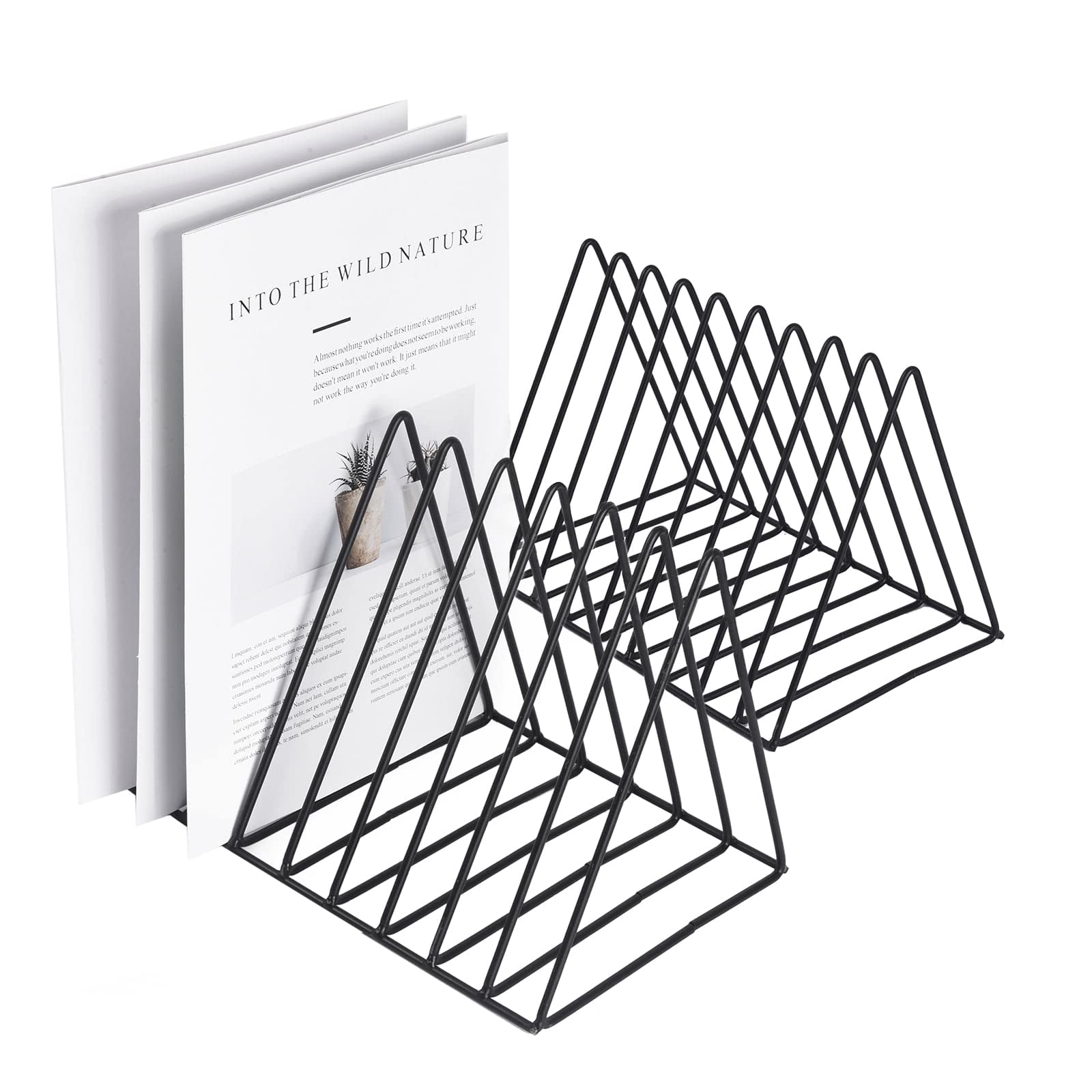 Mua YluYni Document Holder Tabletop Storage Steel Rack 9 Tier Magazine