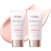 d'alba Piedmont Waterfull Tone-Up Sunscreen Serum (1.69 fl oz x 2), SPF 50+