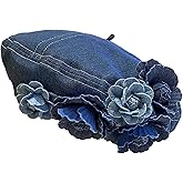 Women Hat Denim Cap Comfortable Birthday Gift Headwear Costume Hat Painter Hat for Outdoor Holiday New Year Autumn