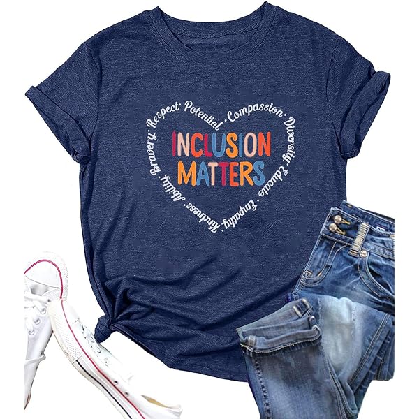 "Behavior Is Communication" Women's T-Shirt - Special Education Teacher & ABA Therapist Inspirational Tee (Blue, X-Large)