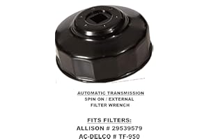 APSG Automatic Transmission Filter Wrench/Tool | Fits Allison External Spin On | Removes Filters/Fits: ACDelco TF950 | Allison 29539579