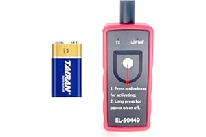 MOCATEC Ford TPMS Relearn Tool with Battery TPMS Reset Tool Ford TPMS Programming Tool for Lincoln Mercury Tire Pressure Sensor Reset Tire Pressure Monitoring System Activate Activation Tool