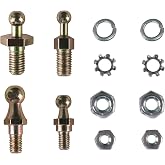 EAORBD 20-2 Throttle Cable Ball Stud Kit for Holley | Steel Carburetor Linkage Studs,for Holley Carburetor Linkage &amp; Control Throttle Ball Kit
