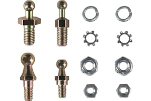 EAORBD 20-2 Carburetor Throttle Cable Ball Stud Assortment for Holley Carburetor Linkage & Control Steel Material Throttle Ball Kit