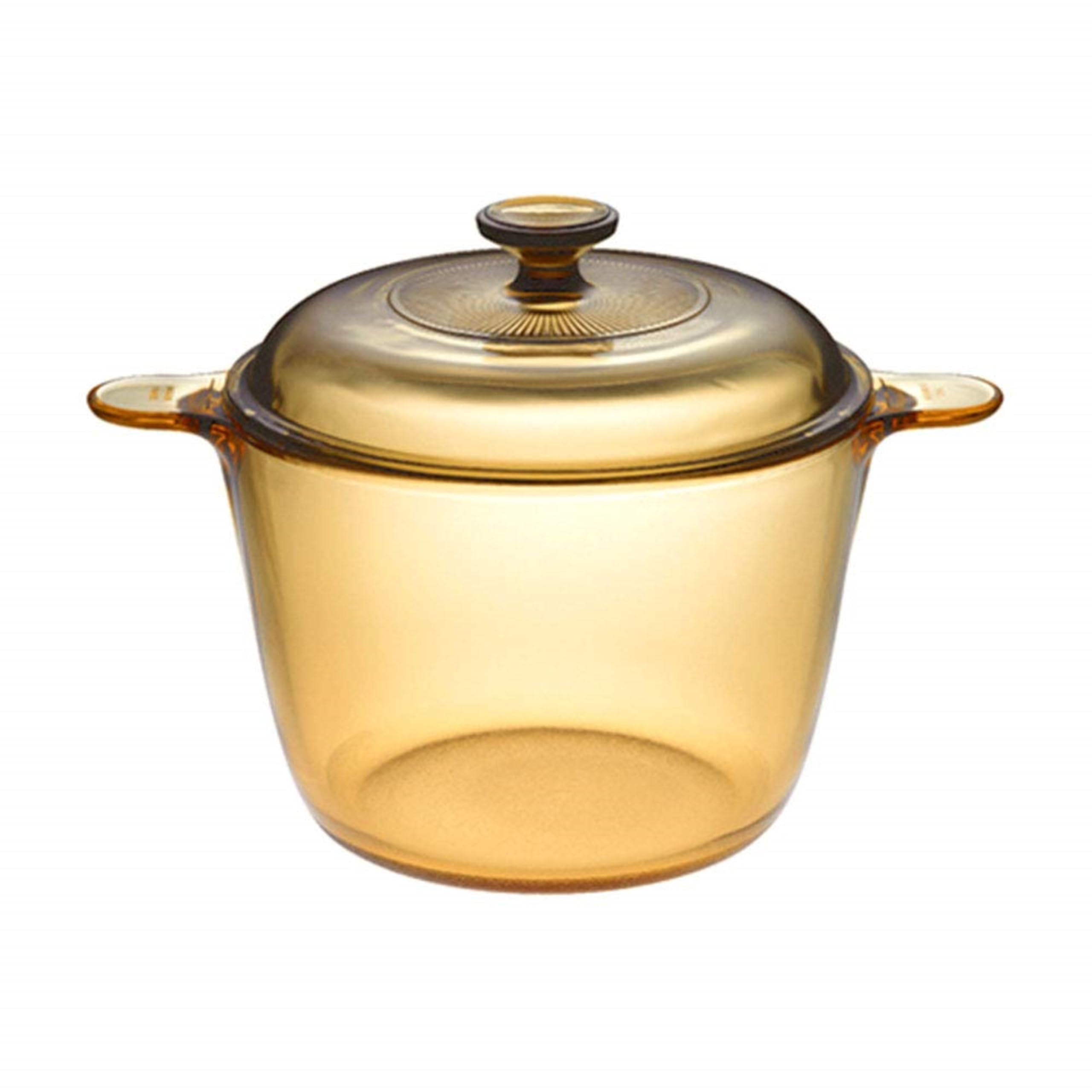 VISIONS 3.5 Litre Pyroceram Glass Cookpot with Glass Cover, Brown โ image 1