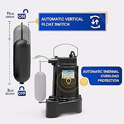 Acquaer 1/3 HP Submersible Sewage/Effluent