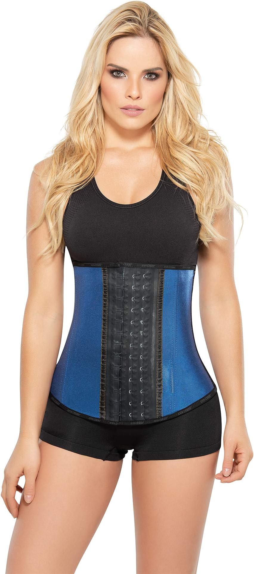 2046 Metallic Edition 3Hooks Women Latex Cincher Workout Waist Trainer
