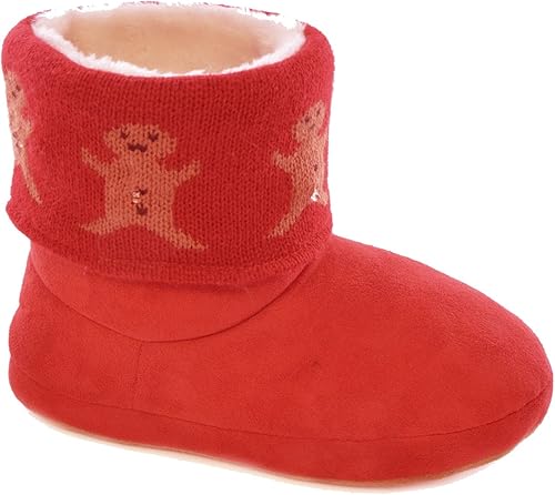 christmas bootie slippers