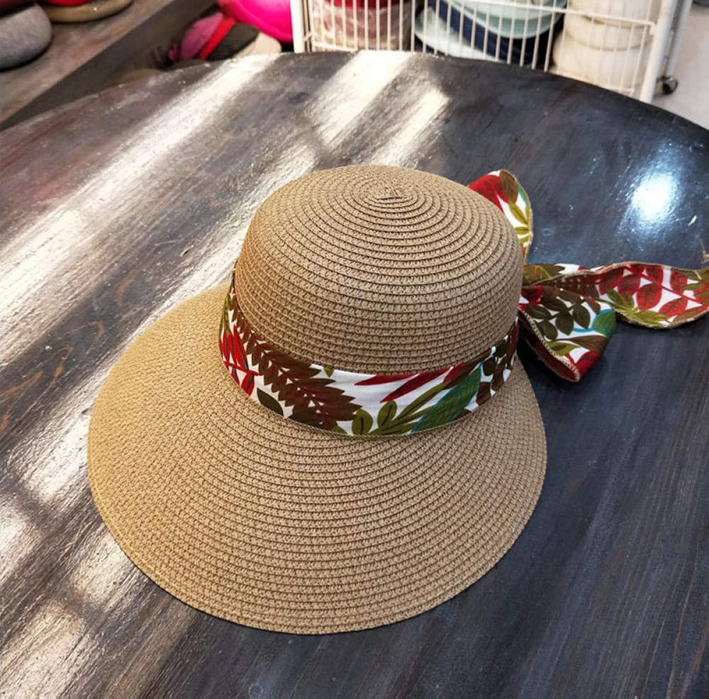 Sun Hat Straw Sunscreen Ladies Hat Summersun Protection Beach Hat