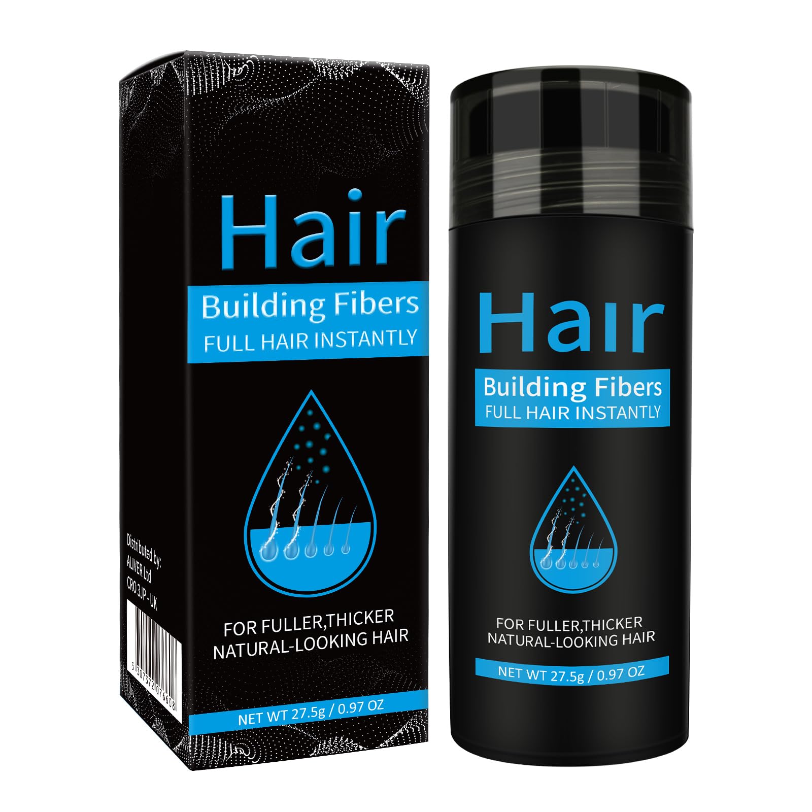 Hair Fibres Light Brown (No Pumb Application)