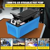 VEVOR Air Hydraulic Pump 10,000 PSI 0.8L Foot Actuated Treadle Pump view 2
