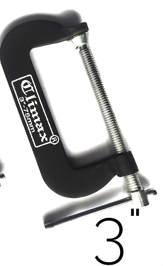 Climax G-Clamps Metal Woodworking Grip Vise Tools C-Clamps (3 inch)