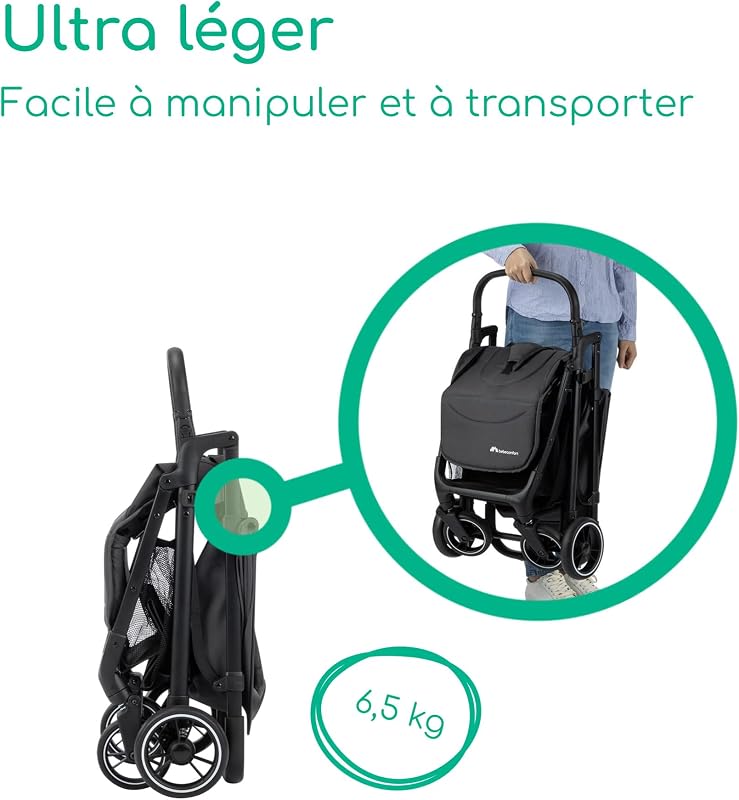 Azur, Poussette Canne, 0–3 Ans (15 kg), Mineral Graphite