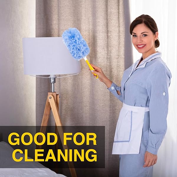 LATEFV DUSTER REFILLS FOR SWIFFER HEAVY DUTY REFILL DUSTER KIT, MULTI SURFACE 360 DUSTER, 30 COUNT HEAVY DUTY DUSTER REFILLS WITH 2 HANDLE
