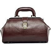 Erivis Genuine leather women's bag retro doctor's bag handmade foreskin layer cowhide Shoulder bag buckle type women's bag