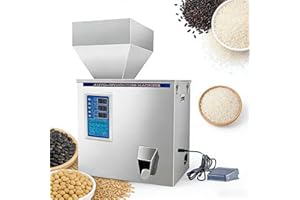 CUTANGELAR Intelligent Weighing Filler, Automatic Particle and Powder Dispensing Machine. It Handles Grains, Rice, Beans, and