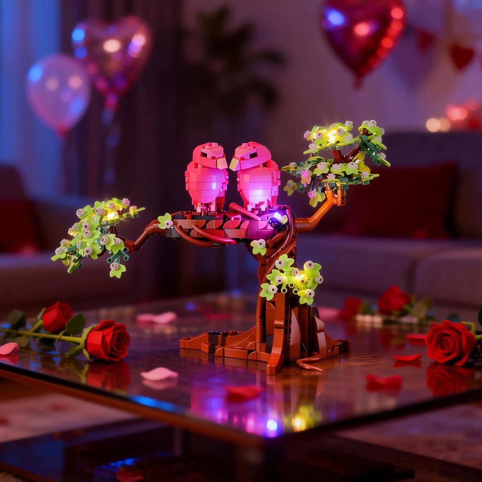 YEABRICKS LED Light for Lego-21365 LEGO Ideas Love Birds Building Blocks Model (Building Set NOT Included)