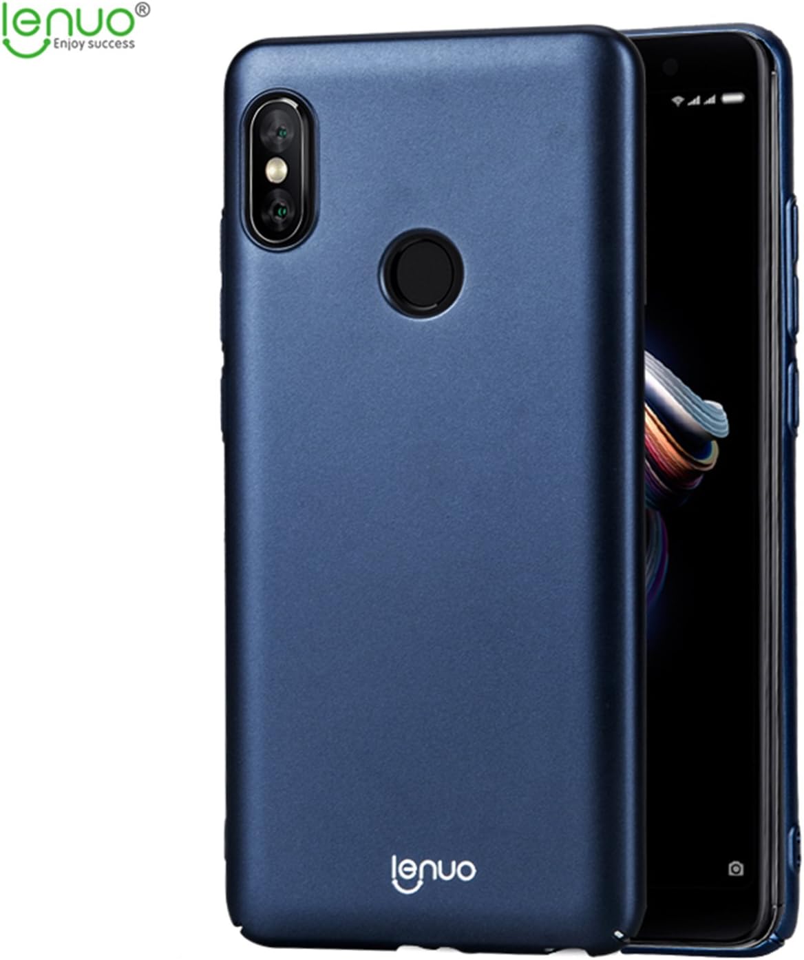 Xiaomi Redmi Note5 Pro Case - Simple Fashion Light and Thin Shock-Absorb PC Back Shell Protective Case Cover for Xiaomi Redmi Note5 Pro (Blue)