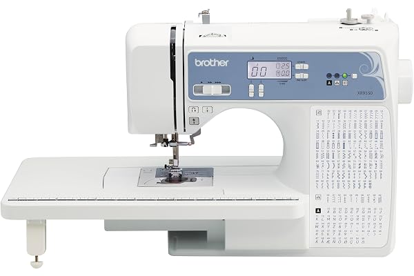 Brother Sewing and Quilting Machine, Computerized, 165 Built-in Stitches, LCD Display, Wide Table, 8 Included Presser Feet, W