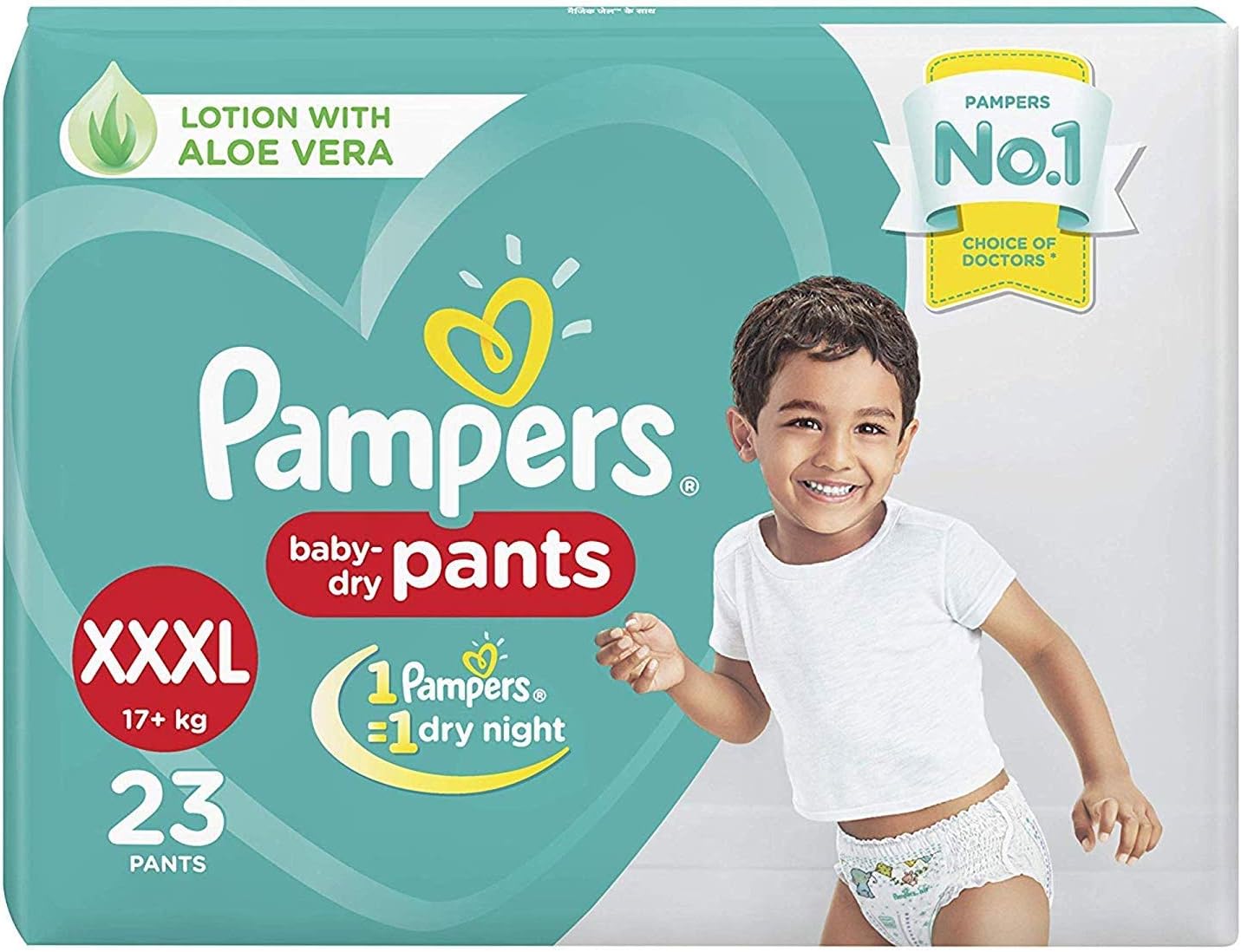 Pampers New Extra Extra Extra Large Size Diapers Pants (23 Count)