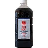 Red Boat Fish Sauce | Premium 31&deg;N fish sauce sustainably made with just three ingredients in Vietnam | Keto, Paleo, &amp; Whole 30 friendly | Gluten and sugar free with no preservatives | 64fl oz. bottle