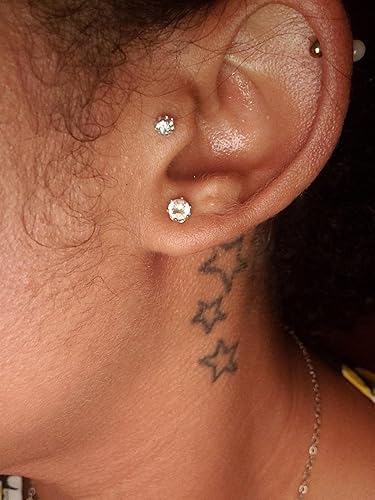 QWALIT 16G Plastic Helix Earrings Cartilage Earrings Plastic