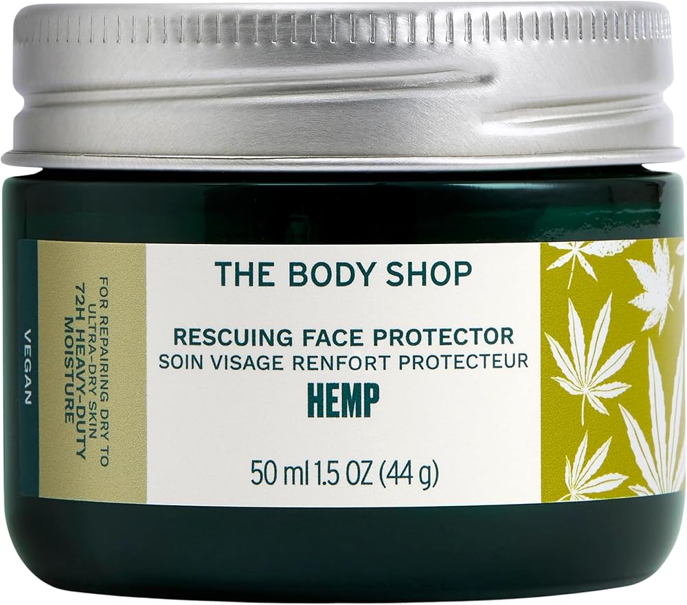 The Body Shop Hemp Rescuing Face Protector 50ml Dry Skin Vegan Moisturiser