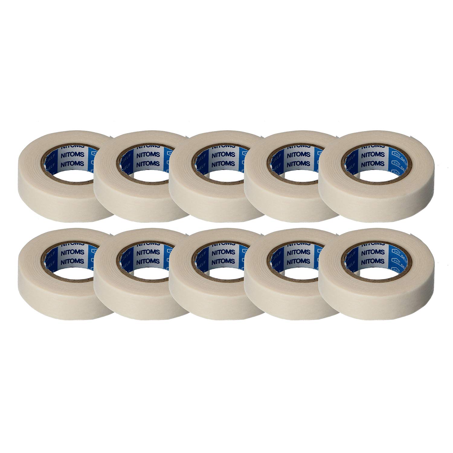 ニトムズ 建築塗装用 マスキングテープS 12mmx18m 10巻入 J8100商品画像