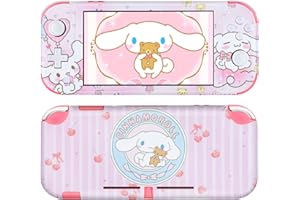 DLseego Switch Lite Skin Sticker Pretty Cute Pattern Full Wrap Skin Protective Film Sticker Design for Nintendo Switch Lite-Pink