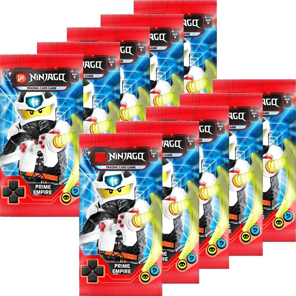 Blue Ocean Lego Ninjago Series 5 Trading Cards 10 Boosters (50 Cards) German