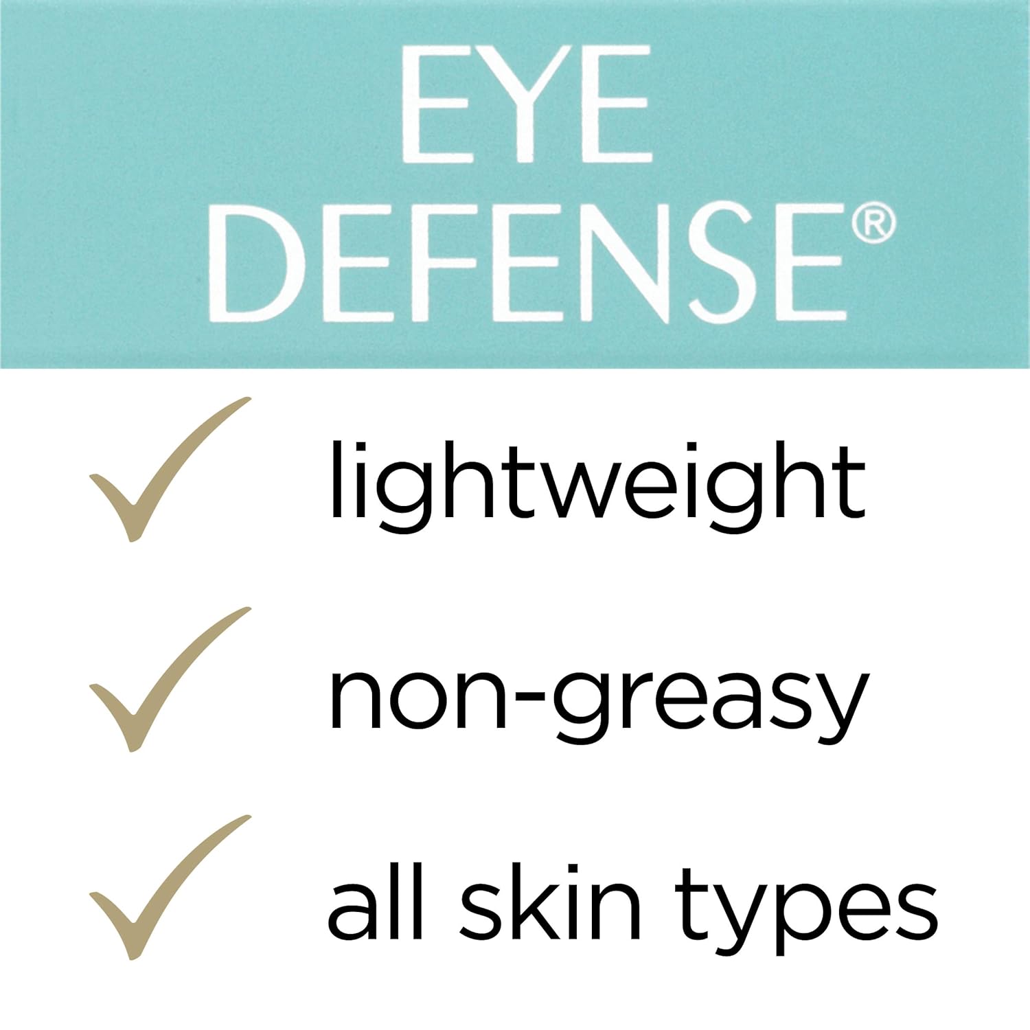 Eye Cream to Reduce Puffiness, Lines and Dark Circles, L'Oreal Paris Skincare Dermo-Expertise Eye Defense Eye Cream with Caffeine and Hyaluronic Acid For All Skin Types, 0.5 oz.: Beauty