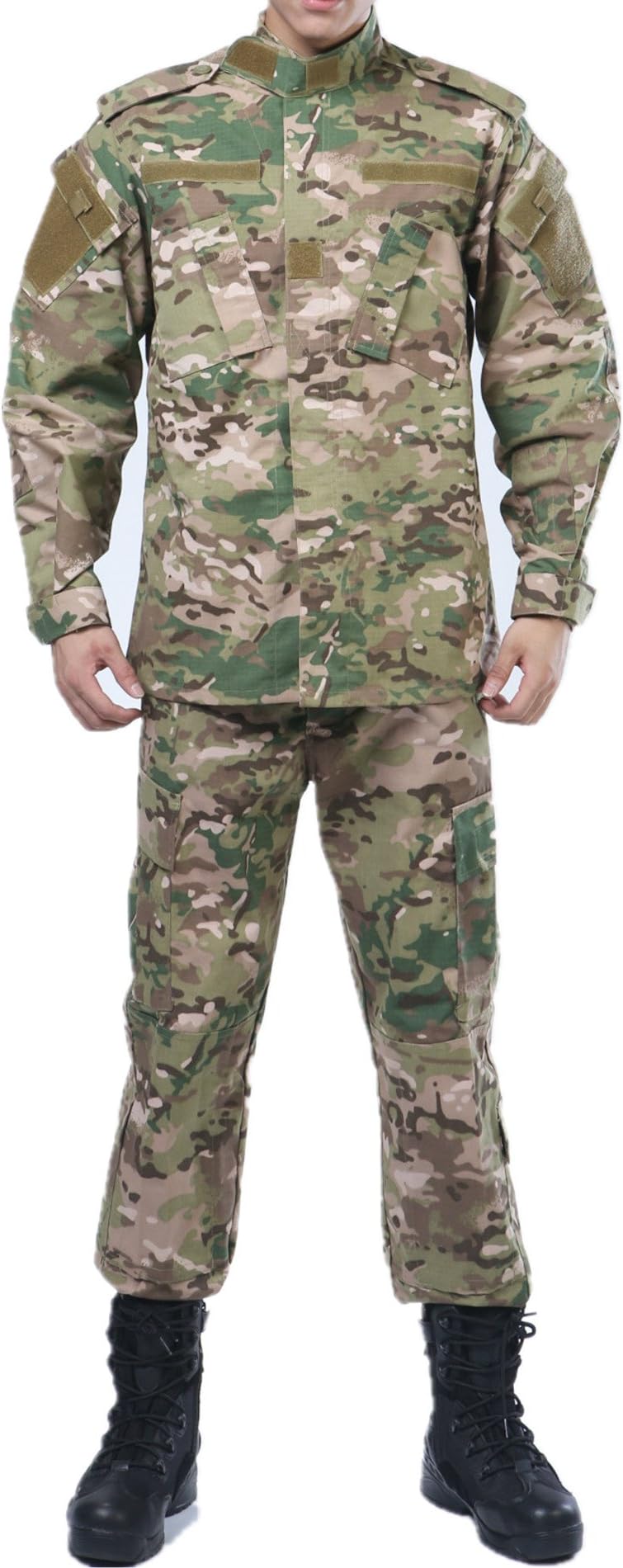 U.S. Army CP Multicam Camo ACU Combat Coat Pant BDU Uniform Sets Military Jacket Shirt & Pants Suit
