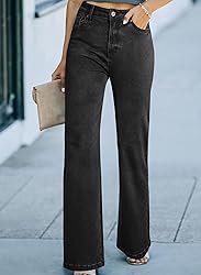 Sidefeel Jeans for Women Trendy 2024 Wide Leg High