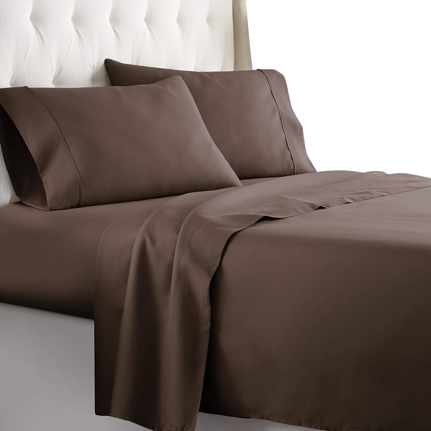 Hotel Luxury Bed Sheets setsale Today Only. On amazontop Smoother Quality Bedding 1800 Series