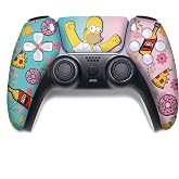 Simpsson Custom PS-5 Controller Wireless compatible with Play-Station 5 Console by BCB Controllers | Proudly Customized in USA with Permanent HYDRO-DIP Printing (NOT JUST A SKIN)