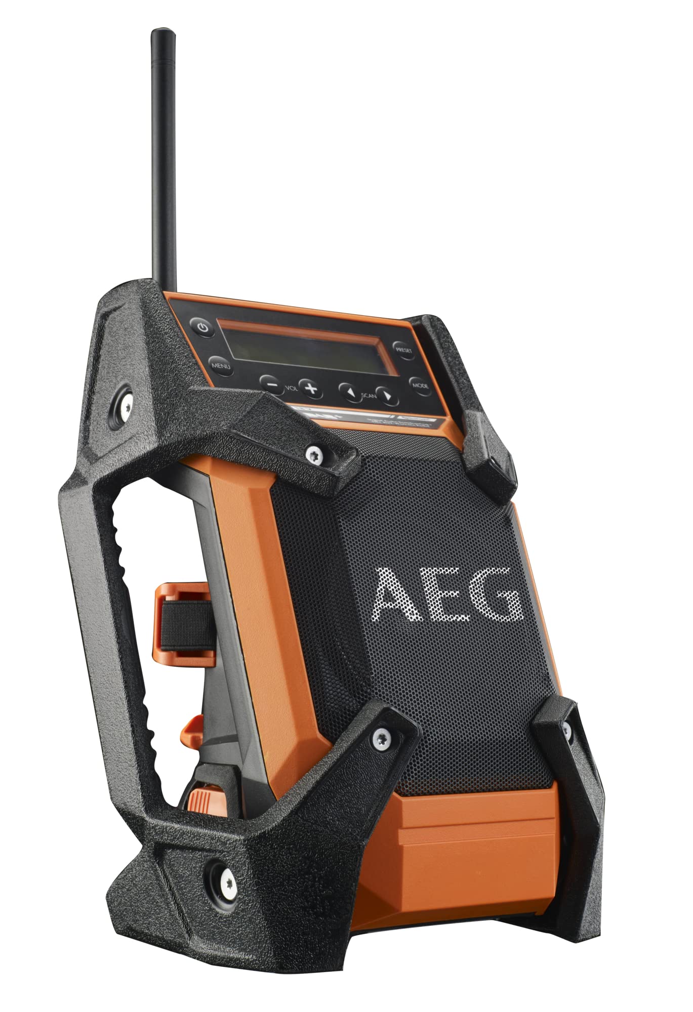 AEG Construction site radio with DAB+ FM 18 V for mains or battery operation, robust housing, without battery - BR1218C-0