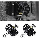 NAUTYKIKS Retractable F150 Ratchet Straps Compatible with Ford 2015-2026, Boxlink Retracting Truck Bed Mounted Ratcheting Tie Down Rad Strap F 150 Accessories (2 Pack)