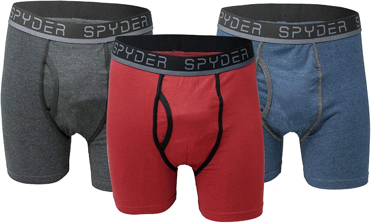 Spyder Mens ProCotton Boxer Briefs Sports Underwear (4