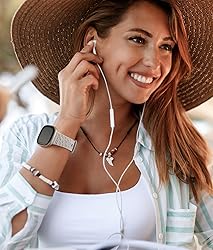 Odbeai Leopard Bands Compatible with Fitbit Versa 4
