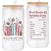 Aeenr Christmas Gifts for Book Lovers Women - Book Club Gifts for Readers Bookish Bookworms Bookaholics Teacher Librarian Writer - Birthday Valentines Mothers Day 16Oz Reading Cup