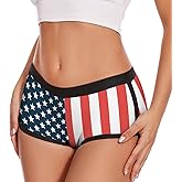 Aueyan Womens Boyshorts Panties Stretchy Boxer Briefs Novelty Lounge Sleep Shorts