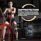 Lusenone Copper Knee Support 2 Pack for Men Women Compression Sleeve view 6