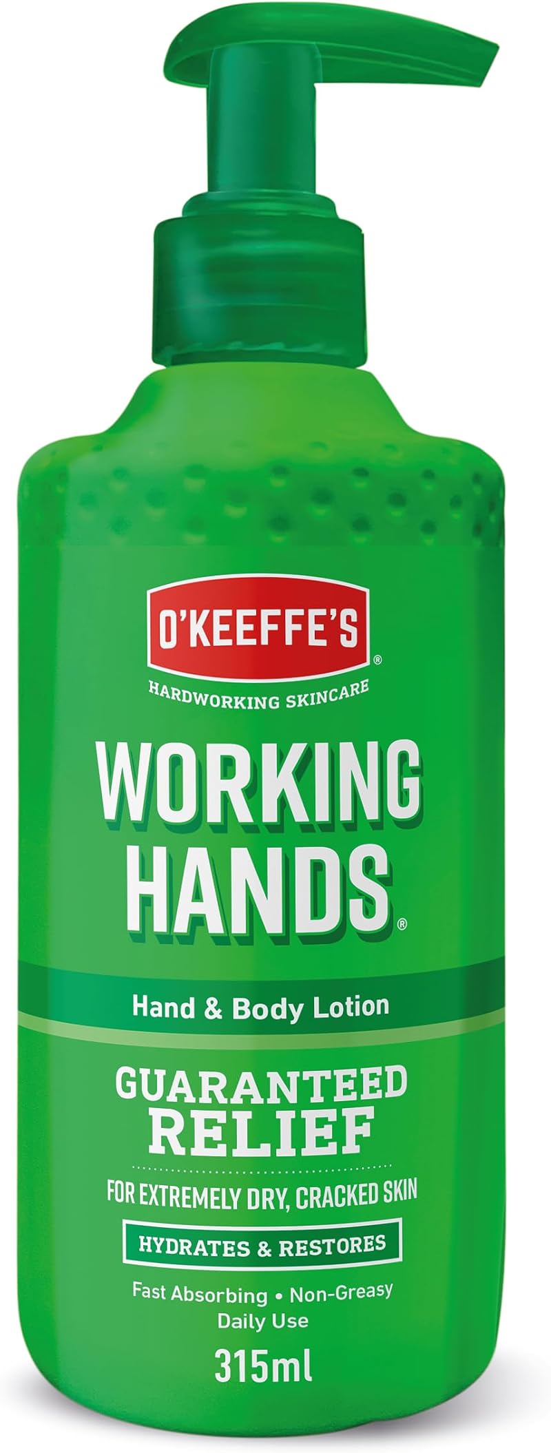 O'Keeffe's Working Hands Hand & Body Lotion 315ml Sensitive Skin Hydrates
